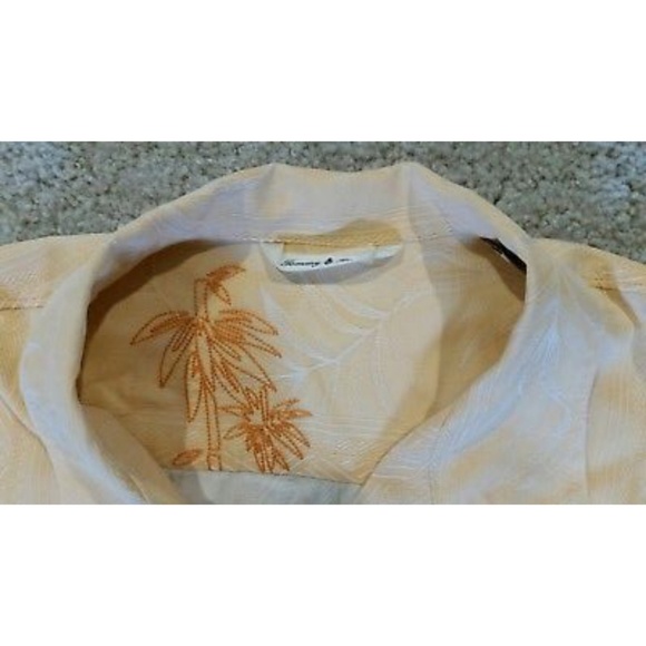 Tommy Bahama Silk Hawaiian Floral Shirt Size Large - Picture 6 of 6